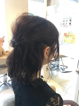 ミディアム 本田 卓也のヘアスタイル