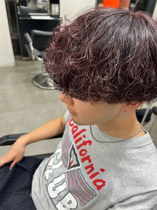 カラー パーマ メンズ fifth神宮前 HIN★T★のヘアスタイル