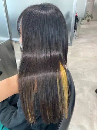 ロング カラー GOTODAY シェアサロン梅田NU茶屋町店所属・髪質改善/艶カラー 縮毛矯正/みほのヘアスタイル