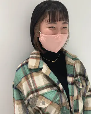 ミディアム カラー ベージュ🤎透明感 カラー🤎anriのヘアスタイル