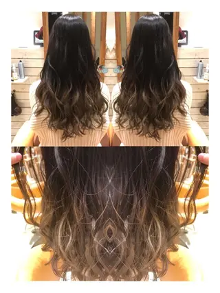 ロング カラー Emerge武蔵小杉所属・/本物の髪質改善/ 古川新のヘアスタイル