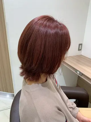 ミディアム 🌱脱白髪染め特化 🌱岡田将英のヘアスタイル