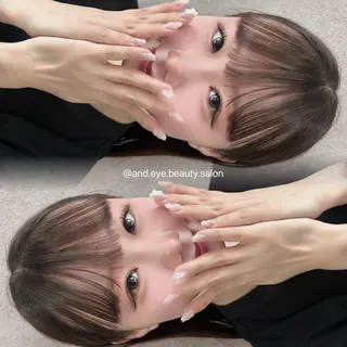マツエク・マツパ and_eye所属・𝐒𝐀𝐍𝐀 学園前のマツエク・マツパデザイン
