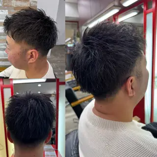 ショート メンズ 居心地の良さ◎ 明るいお店です◎のヘアスタイル
