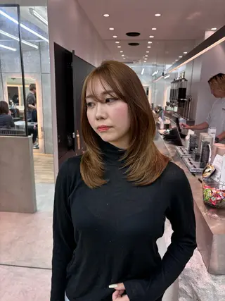 ミディアム 髪質改善/縮毛矯正/ 韓国ヘア/矢野のヘアスタイル