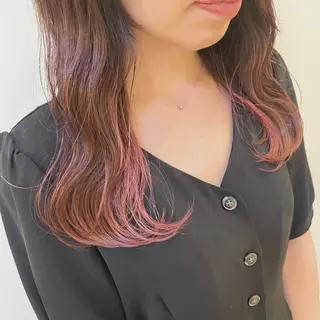 ミディアム カラー 【azure横浜】 🧸misaki🌸のヘアスタイル