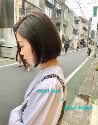 ショート カラー パーマ ヘアアレンジ シェアサロン salowin所属・✨ブリーチなし透明感 カラー🥇ユースケのヘアスタイル