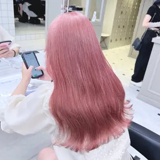 ロング カラー ヘアアレンジ 💖ダブルカラー💖 chihiro🌷のヘアスタイル