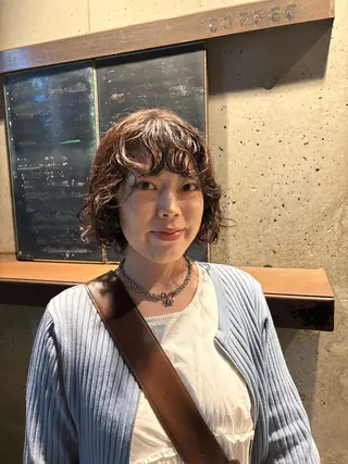 ショート パーマ 水原波津輝/ボブ /ニュアンスパーマのヘアスタイル