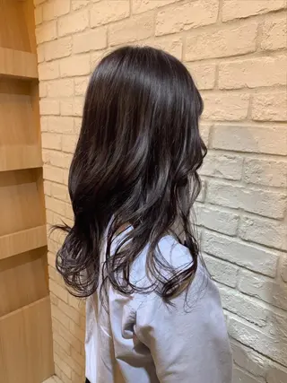 セミロング カラー ヘアアレンジ ブリーチなし/ レイヤー🌿runaのヘアスタイル