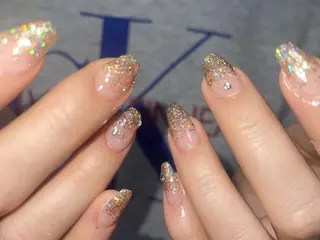 ネイル ki🍒🍒 ki ツルツルネイルのネイルデザイン