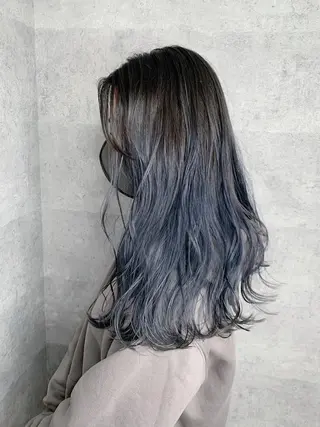 ロング カラー _WHITE 天神店 YUMEKA🐻のヘアスタイル