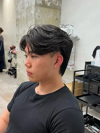 パーマ ニュアンスパーマ 曲がる縮毛矯正　爲石のヘアスタイル
