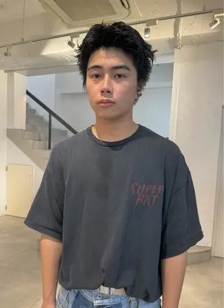 ショート メンズ 🇰🇷カルマパーマ kaito🇰🇷のヘアスタイル