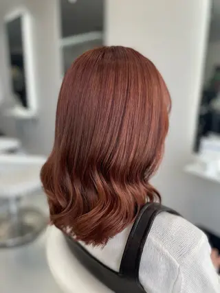 ミディアム カラー 野崎 孝章のヘアスタイル