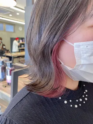 ミディアム カラー 🕶️佐藤 海李🐏のヘアスタイル