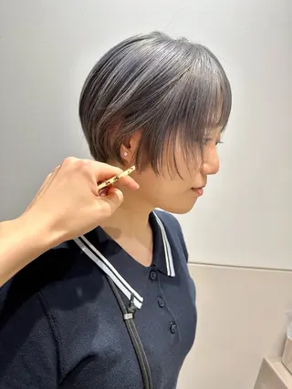 ショート カラー SALOWIN恵比寿店所属・TSUGUMI🕊️ ショートカット、ボブのヘアスタイル
