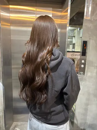 ロング カラー ア ユ ミのヘアスタイル