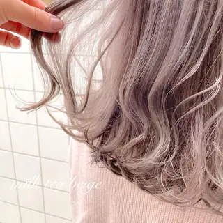 ロング カラー パーマ ヘアアレンジ メンズ キッズ ネイル マツエク・マツパ 🎀愛されモテヘア♡ 梅澤夏基🎀のヘアスタイル