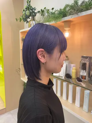 ショート カラー パーマ ヘアアレンジ 山下 とよかのヘアスタイル
