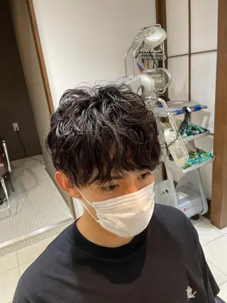 パーマ メンズ VanCouncil 千種所属・大竹 穂香のヘアスタイル