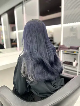 セミロング カラー ヘアアレンジ 🫧暗髪/ハイトーン 🫧RYUTA🫧のヘアスタイル