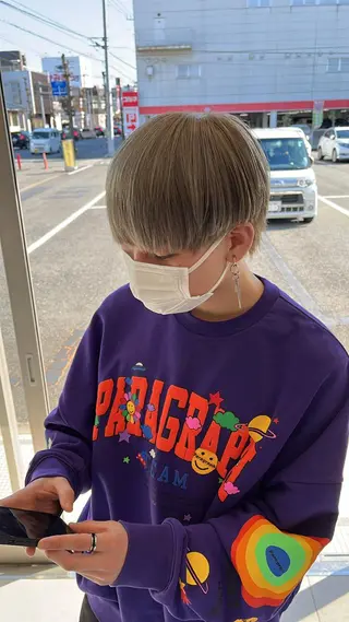 メンズ 吹田 駿 髪質改善縮毛矯正のヘアスタイル