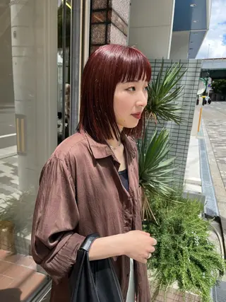 ショート カラー デザインカラー🥂 YUKAのヘアスタイル