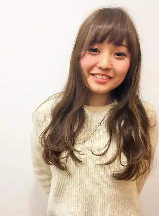 ロング カラー パーマ LaFTER HAiR所属・本間 裕史　のヘアスタイル