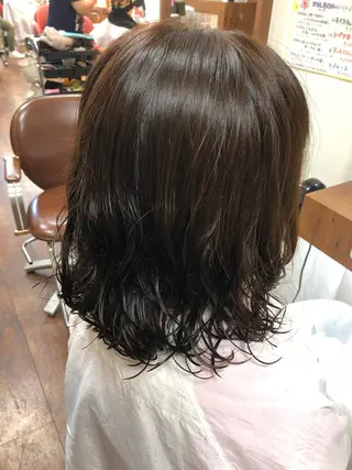 ショート パーマ 大野 まゆのヘアスタイル