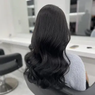 カラー 冬の透明感暗髪❄️ 上野BABY❄️のヘアスタイル