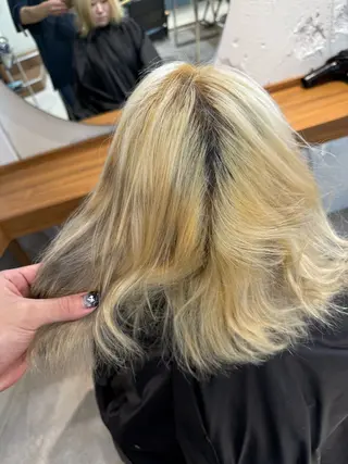 カラー 岡本 太陽☀️のヘアスタイル