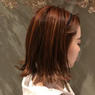 カラー qpula所属・qpula misuzuのヘアスタイル
