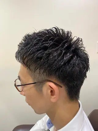 ショート 銀座マツナガ新宿野村ビル店所属・メンズカットなら 桃井大輔のヘアスタイル