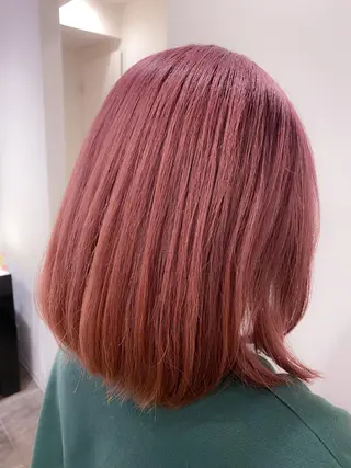 ミディアム カラー ハイライト/ブリーチ バレイヤージュ関佳祐のヘアスタイル