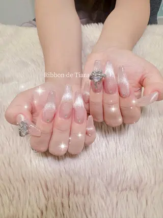 ネイル Ribbon de Tiara MAKIのネイルデザイン