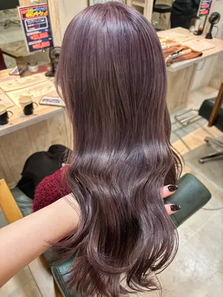 ロング カラー 🍒透明感カラー🍒 Suzuka♡のヘアスタイル