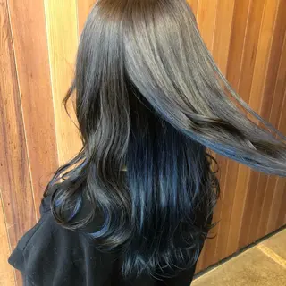 ロング カラー 【寺田町】ソリハシ アキラのヘアスタイル