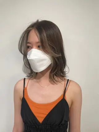 ミディアム カラー SHOEI 【nero】のヘアスタイル