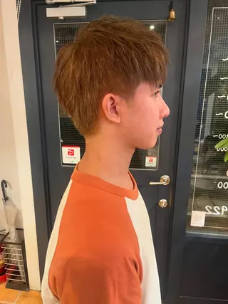 メンズ Aube Hair McQueen所属・クリハラ シュウのヘアスタイル