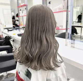 カラー 似合わせ💗透け感 💗うる艶カラー💗のヘアスタイル