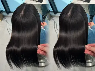 ロング カラー パーマ 【美髪矯正】 吉村　清志のヘアスタイル