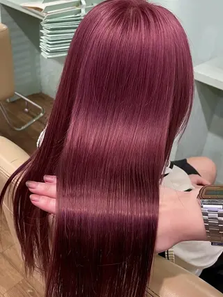 カラー 艶盛れ透明感カラー/ kanna🖤のヘアスタイル