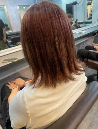 カラー 勝田 茉桜のヘアスタイル