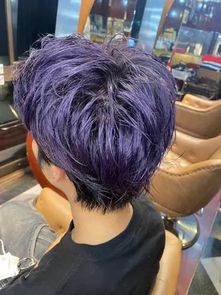 カラー メンズ レイヤーカット/ カラー/長谷恵花のヘアスタイル