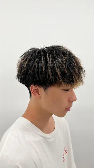 ショート パーマ メンズ 🎖️垢抜けヘア 🎖️美容師のヘアスタイル