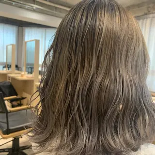 ミディアム 西岡 優太のヘアスタイル