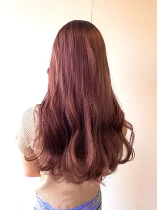 ロング カラー ヘアアレンジ 坂尻 嘉珠也のヘアスタイル