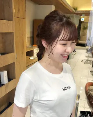 ロング ヘアアレンジ 【ディレクター 🧸🤍田澤 唯那】のヘアスタイル