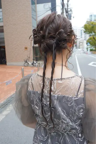 ヘアアレンジ le'a所属・谷町/Le'a /竹原しおなのヘアスタイル